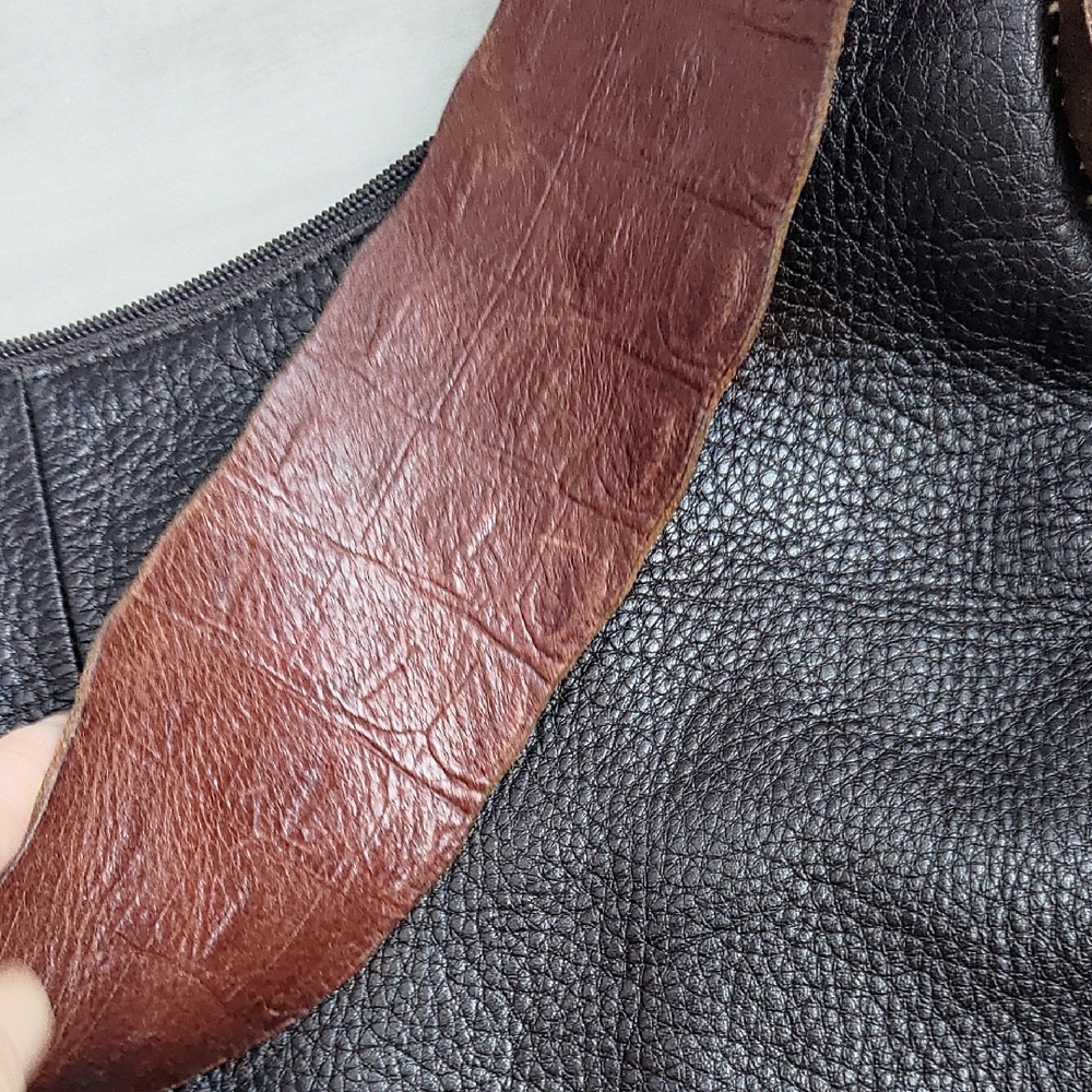 Mexx Brown Leather Bag - Picture 4 of 12